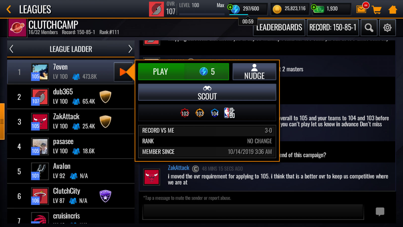 Why cant I play league members? NBA Live Mobile Community