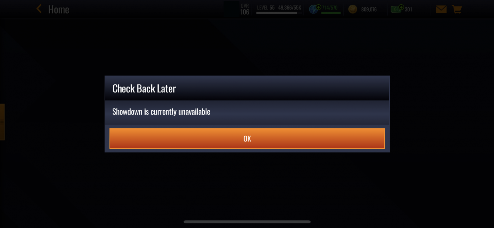 about not able to play nba live mobile showdown NBA Live Mobile Community